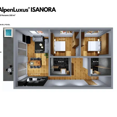 Isanora - Garden & Private Whirlpool By Alpenluxus Apartment Fuegen
